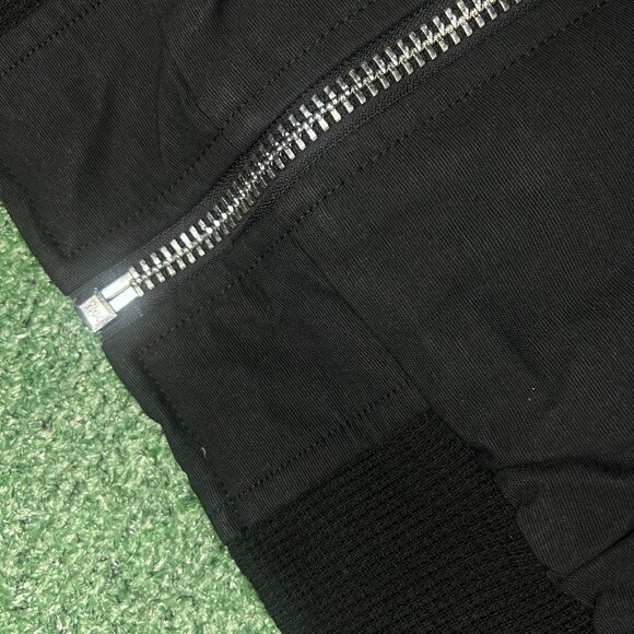 Moose Knuckles Bomber Jacket With Fur Black Size Medium - Picture 12 of 14